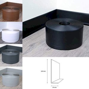 PVC Flexible Skirting Board for Floors & Walls 10m Roll